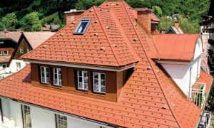 Алюминиевая кровля  Кровельный гонт 13 Натуральный Prefa