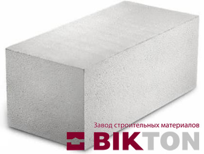 Блок пенобетонный (пеноблок) D-600 Bikton 625x200x200